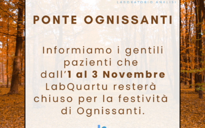 CHIUSURA FESTA DI OGNISSANTI